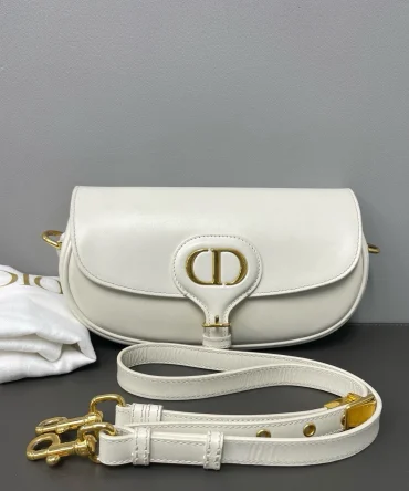 Authentic Pre-owned Christian Dior Bobby East-West White